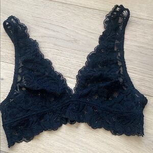Elegant Black Lace Bralette